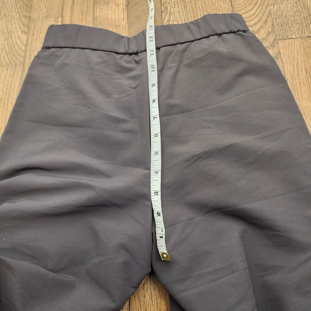 OGL NWT FuzzLuxe High Waisted Straight Leg Pull On Pant Deep Gray Womens Size XS - Picture 7 of 8